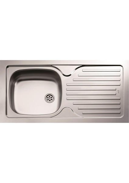 Infant Ob Paslanmaz Çelik Tek Gözlü Sağ Damlalıklı Eviye (TEKA.40109726)