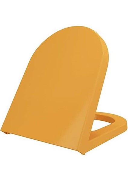 Bocchi Pure S Klozet Kapağı Kısa Parlak Mandalina Sarısı A0302-021