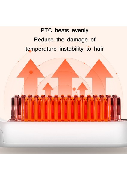puluz Usb Şarjlı Taşınabilir Saç Düzleştirme Tarağı (Yurt Dışından)