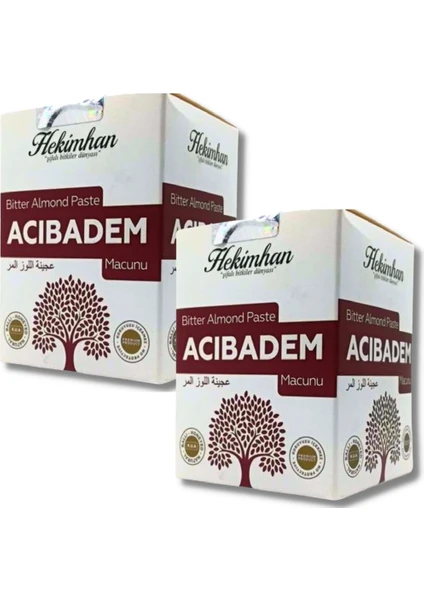 Acı Badem Macunu 240 gr x 2