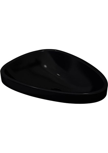 Bocchi Etna Tezgah Üstü Lavabo 58 cm Parlak Siyah 1112-005-0125