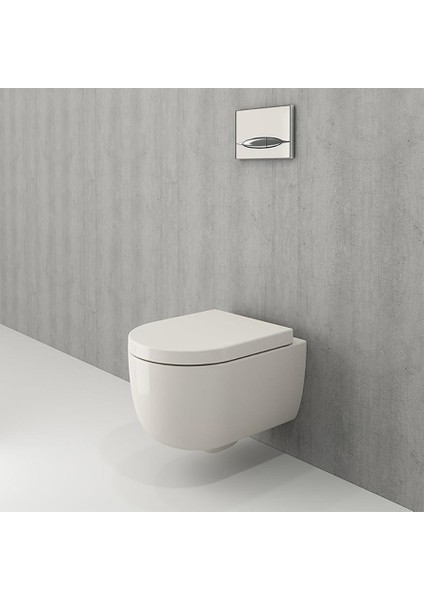 Bocchi V-Tondo Rimless Asma Klozet Kanalsız Kısa Kapak Hariç Parlak Bisküvi 1417-014-0128 fiyatları
