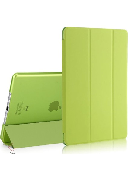 Apple iPad Mini 6 8.3inç 2021 Kılıf Pu Deri Smart Standlı Case A2567 A2568 A2569 Yeşil