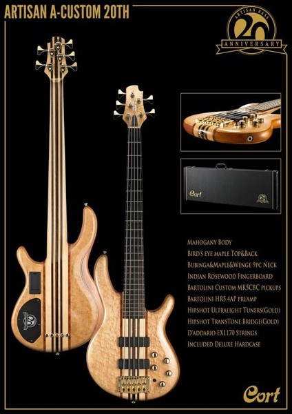 A4 Custom 20THNAT Natural 4 Telli Bas Gitar