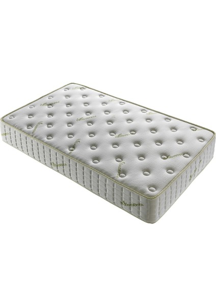 80X190 Kupons Aloe Vera Lüx Full Ortopedik Yaylı Yatak