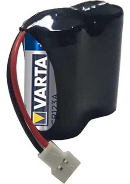 Kalorimetre Isı Ölçer Sayaç Için Varta CR123A 3V Lityum Soketli Pili