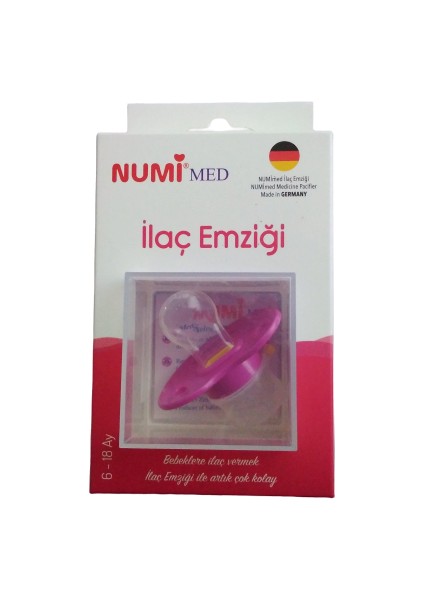 Ilaç Emziği Pembe 0-6 Ay 6- 18 Ay