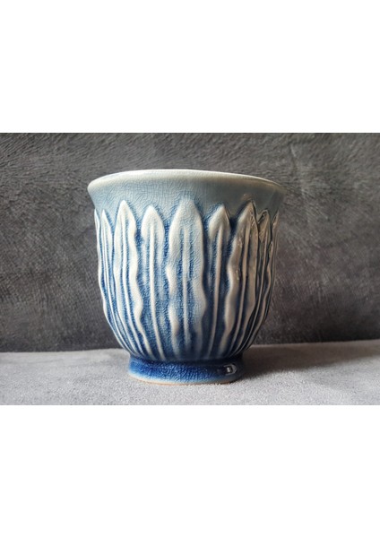 Yaprak Kabartmalı 8cm Saksı Silikon Kalıp K-301, Polyester Taş Tozu Alçı Kalıbı modelleri