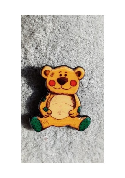 Sevimli Ayıcık Rozet Model 1