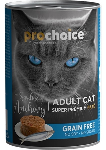 Adult Sardalya ve Hamsili Yetişkin Kedi Konservesi 400 gr