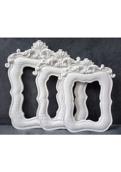 22cm Yaprak Kabartmalı Çerçeve Silikon Kalıp K-359 fırsatları