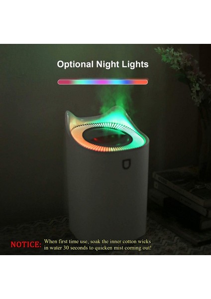 Yatak Odası Için Soğuk Sis Nemlendirici USB Kolay Temizleme/üst Doldurma/asla Sızdırmaz/çift Püskürtücü (Yurt Dışından) modelleri