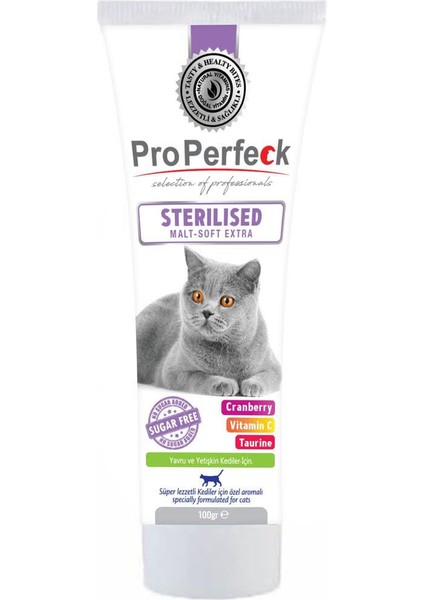 Sterilised Malt-Soft Extra Paste 100 gr (Kısırlaştırılmış Kedilere Özel Malt )