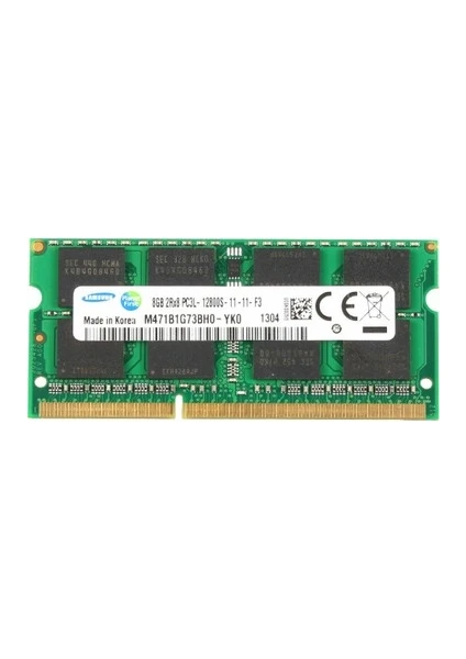 8gb (PC3L-12800) DDR3L 1.35V 1600 204-PIN M471B1G73BH0-YK0 Notebook Ram Bellek