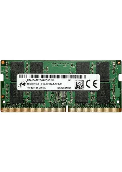 16GB 3200MHZ Ddr4 PC4-25600 MTA16ATF2G64HZ-3G2J1 Notebook Ram Kutusuz