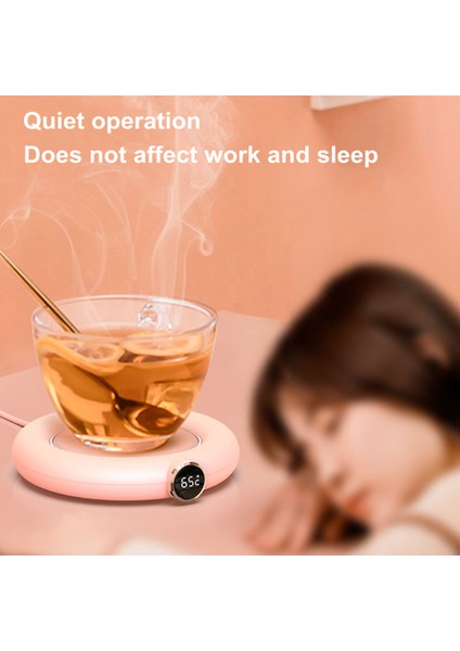 USB Elektrikli Kupası Isıtıcı Coaster 55 ° C Otomatik On / Off Pembe Için Sabit Sıcak Mat (Yurt Dışından) fırsatları