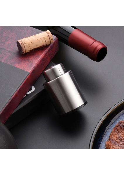 Şarap Tıpa Zaman Ölçekli Vakum -0.038MPA Mühürlü Pompa Seti Kırmızı Şarap Ev Abs Zaman Tesgeri Siyah (Yurt Dışından) fiyatları