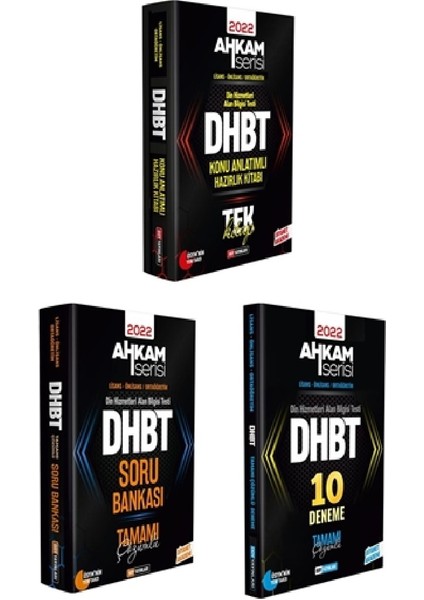 DHBT Ahkam Serisi Tüm Kitaplar 3’ Lü Set (Ciltli)