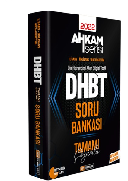 DHBT Ahkam Serisi Tüm Kitaplar 3’ Lü Set (Ciltli)