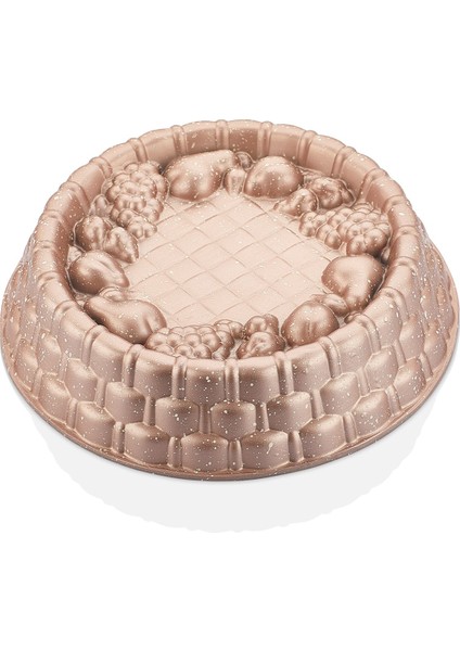 Fruıts Meyve Rose Gold Döküm Kek Kalıbı