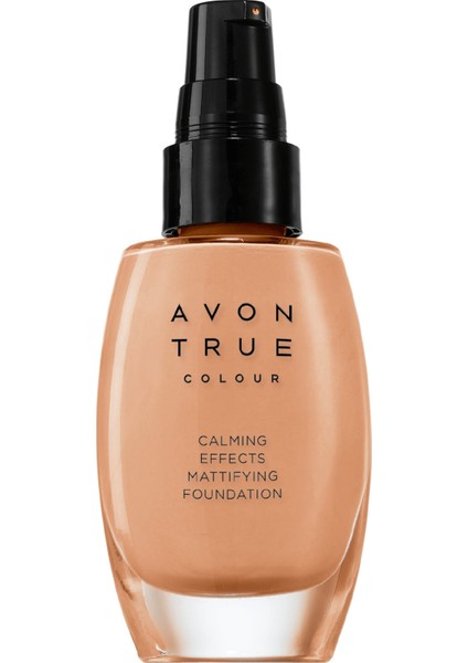 True Colour Calming Mat Görünüm Veren Fondoten - Almond - 30ml