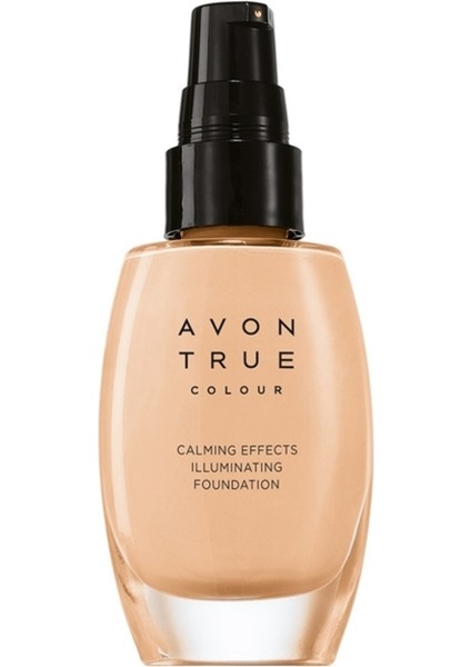 True Colour Calming Effects Işıltı Veren Fondöten - Nude