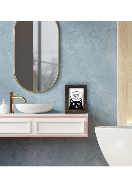 Gift Banyo Dekoratif Doğal Masif Ahşap Çerçeve 15X20CM-34 modelleri