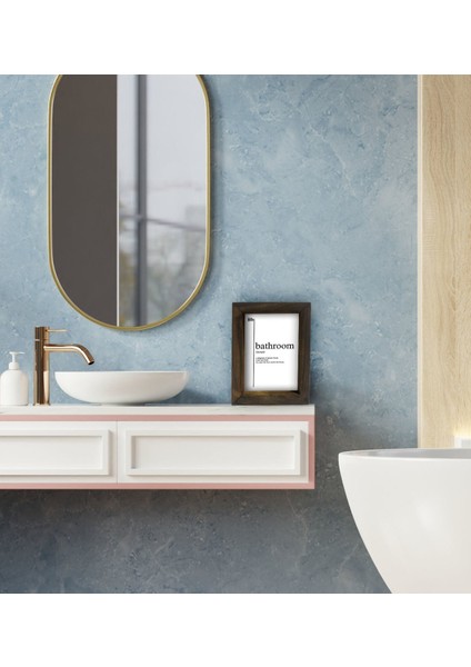 Gift Banyo Dekoratif Doğal Masif Ahşap Çerçeve 15X20CM-24 modelleri
