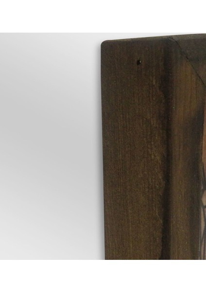 Gift Banyo Dekoratif Doğal Masif Ahşap Çerçeve 15X20CM-24 fırsatları