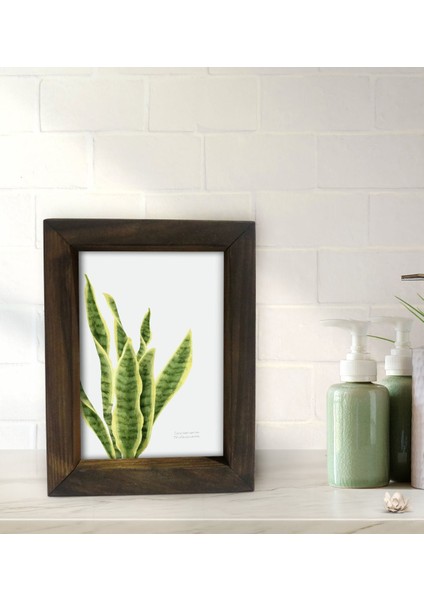 Gift Banyo Dekoratif Doğal Masif Ahşap Çerçeve 15X20CM-12 fiyatları