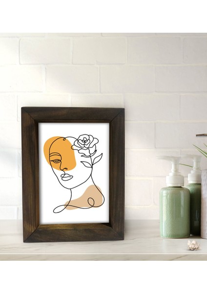 Gift Banyo Dekoratif Doğal Masif Ahşap Çerçeve 15X20CM-8 fiyatları