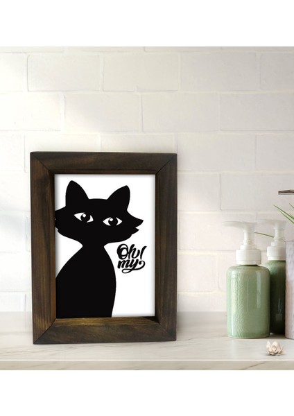 Gift Banyo Dekoratif Doğal Masif Ahşap Çerçeve 15X20CM-31 fiyatları