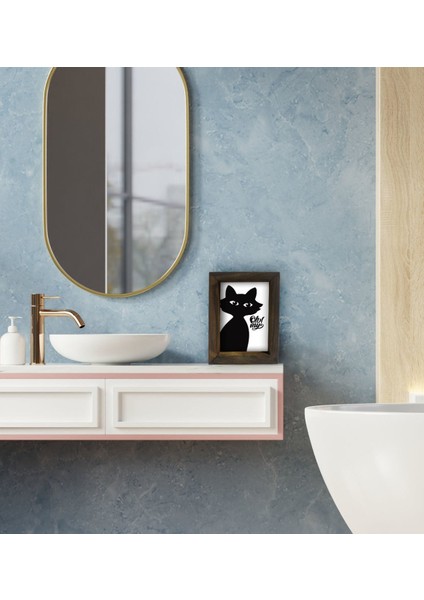 Gift Banyo Dekoratif Doğal Masif Ahşap Çerçeve 15X20CM-31 modelleri