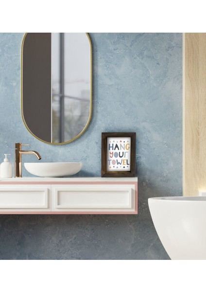 Gift Banyo Dekoratif Doğal Masif Ahşap Çerçeve 15X20CM-55 modelleri