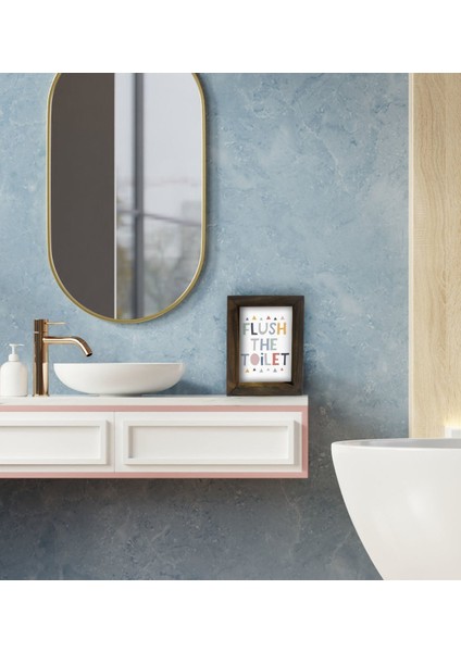 Gift Banyo Dekoratif Doğal Masif Ahşap Çerçeve 15X20CM-48 modelleri
