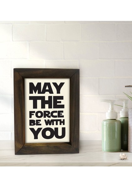 Gift Banyo Dekoratif Doğal Masif Ahşap Çerçeve 15X20CM-45 fiyatları