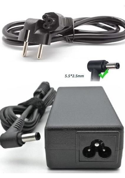 Casper C300 Uyumlu Laptop Notebook Şarj Cihazı Şarj Aleti Adaptör 19 Volt 4.74 Amper