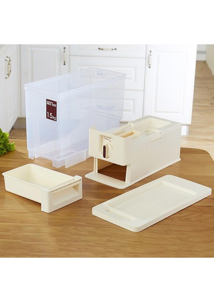 Mısır Gevreği Için Çok Amaçlı Mutfak Pirinç Kova Toz Geçirmez Organizatör Dağıtıcı (Yurt Dışından) fırsatları