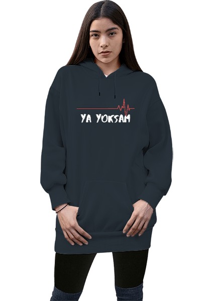 Tasarım Kapişonlu Kadın Sweetshirt Kadın Uzun Hoodie Kapüşonlu Sweatshirt