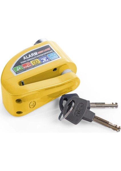 Motosiklet Alarmlı Disk Kilidi 110DB