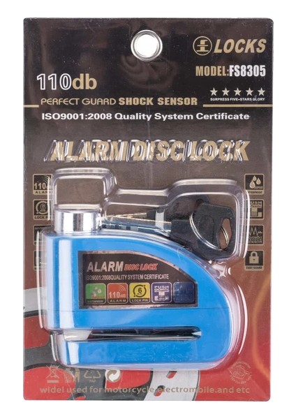 Motosiklet Alarmlı Disk Kilidi 110DB modelleri