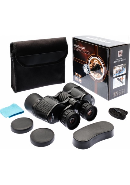 20X40 Çift Göz Ayarlı Profesyonel Dürbün 1000M/56M – Siyah