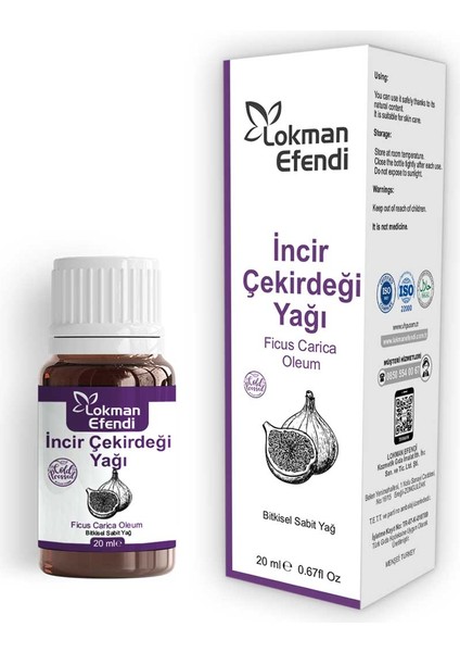 Lokman Efendi Incir Çekirdeği Yağı 20 cc