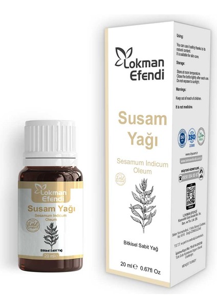 Lokman Efendi Susam Yağı 20 cc