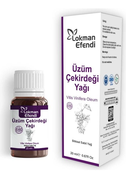 Lokman Efendi Üzüm Çek. Yağı 20 cc