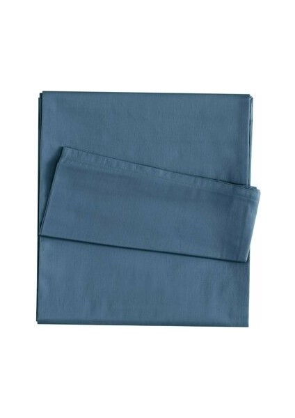 Mix&Match Pamuk Saten Çift Kişilik Çarşaf indigo