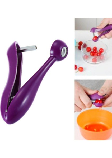 Pratik Kolay Zeytin ve Vişne Çekirdeği Çıkarma Aleti Aparatı modelleri