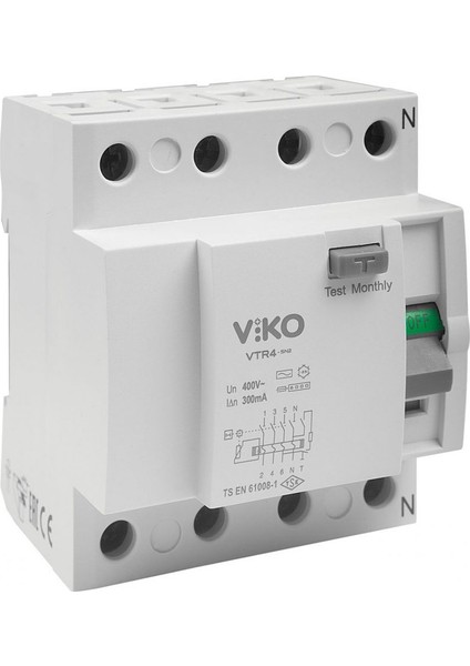 VTR4-40300 Yangın Koruma Rölesi 3X40A 300 Ma