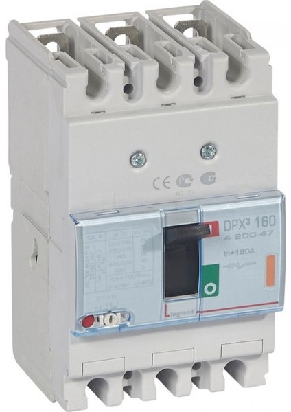 420047 Dpx³ 160 160A 3 Kutuplu 25KA Ayar Sahalı Kompakt Şalter