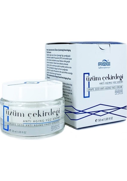 Üzüm Çekirdeği Anti Aging Yüz Kremi 50 ml